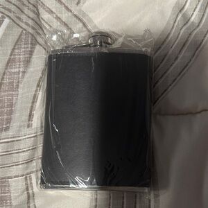 Black Stainless Steel Flask
